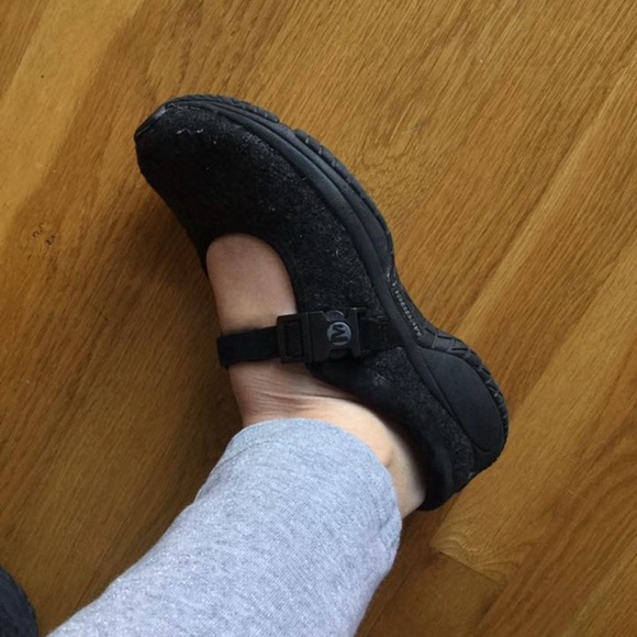 MERRELL Merrell Women Encore SideStep Ortholite Wool Mules Clogs size 7 - Picture 2 of 9